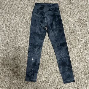 Lululemon grey pitch diamond dye leggings
